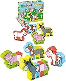Vilac Magnetic Blocks, Farm Animal