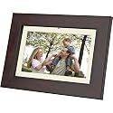 Coby DP702 7-Inch Widescreen Digital Photo Frame (Woodgrain)
