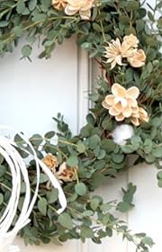 『香るユーカリフレッシュリース・生』クリスマスリース約30ｃｍ