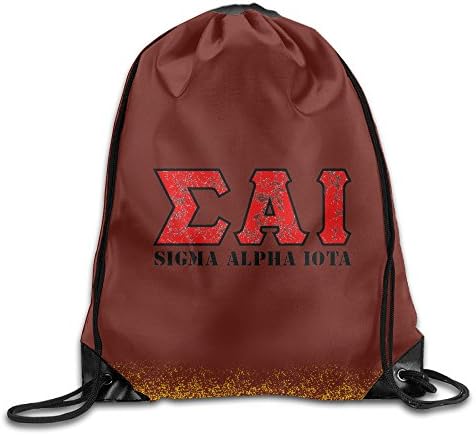 SAI Sigma Alpha Iota Basic Drawstring Backpack Bag