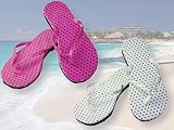 キュート!!エナメル・ドットデザイン・サンダル・ビーチサンダル・ビーサン・ENAMEL DOT SANDAL