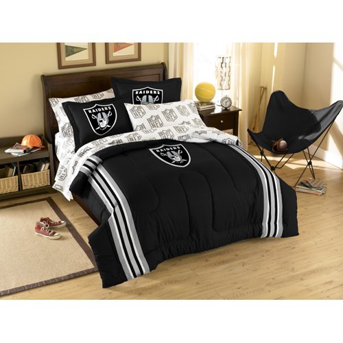 NFL Oakland Raiders Full Bedding Set