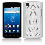 White Xmatrix Slim Back Case Cover for Samsung Captivate i897 (Galaxy S)