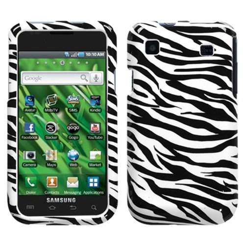 MYBAT SAMT959HPCIM056NP Slim Stylish Protective Cover for Samsung Vibrant/Galaxy S 4G T959 - 1 Pack - Retail Packaging - Zebra Skin