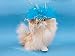 Cat Small 1 Paw Up W/Hat Decoration Figurine Kitty Furry Cute Lifelike
