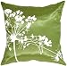 Pillow Decor - Green with White Spring Flower 16