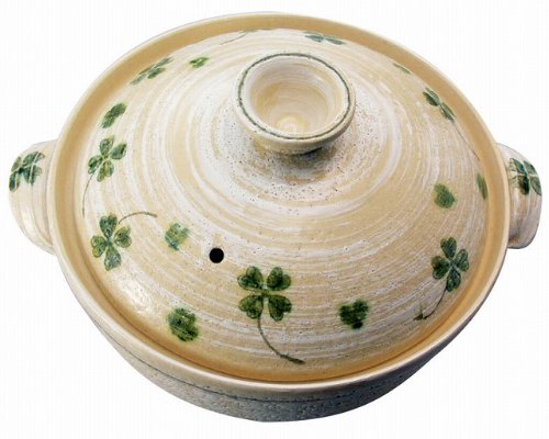 ハピネスクローバー　ＩＨ対応軽量土鍋　８号