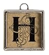 Upper/Lower Case Monogram Necklace - H