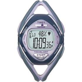 Timex Ironman Race Trainer Heart Rate Monitor Watch, Grey/Lilac, Mid Size