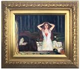 Art Reproduction Oil Painting - Ashes - Framed Small 8 X 10 - Hand Painted Canvas Art