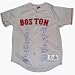 Boston Red Sox 2007 Team Autographed Limited Edition Replica MLB Baseball Jersey (Gray)