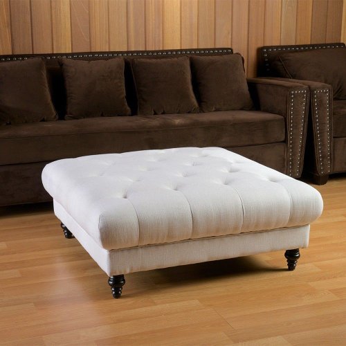 where to purchase NEW Furniture 40.15x40.15x6.5 Soft Parisian Fabric Coffee Table & Ottoman