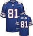 Terrell Owens Jersey: Reebok Blue Replica #81 Buffalo Bills Jersey - X-Large