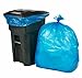 Plasticplace 65 Gallon Blue Trash Bags, 50x48, 1.5MIL 100/Case