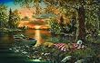 Lakeside Rendezvous 1000pc Jigsaw Puzzle by Jim Hansel