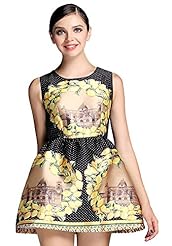 Sleeveless General Print Bubble Dress Spring 2015  Dress