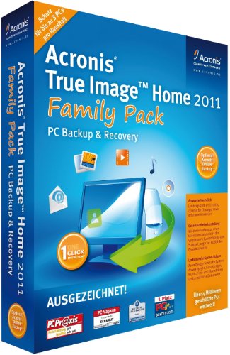 Acronis True Image Home 2011 Family Pack Mini-Box (3 PC)