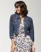 Cropped Denim Jacket - LEISURE WASH (S)