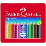 Faber Castell 112423 - Farbstifte Colour GRIP 2001, 24er Metalletuivon "Faber-Castell"
