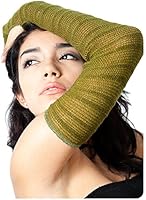 Shadow Stripe Stretch Knit Mesh Arm Warmers by KD dance New York Made In USA