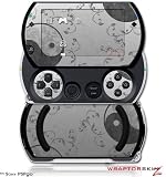 Sony PSPgo Skin Kit – Feminine Yin Yang Gray Skin and Screen Protector by WraptorSkinzTM