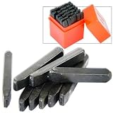 Classic Alphanumeric Punch Set - Complete Letters & Numbers - Hardened-Steel