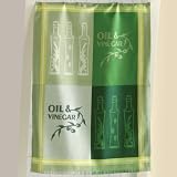 Oil and Vinegar Jacquard Dishtowel - Olive