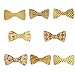 Hello Tie Men's Wooden Bowtie- Original Wood Color Bow Tie