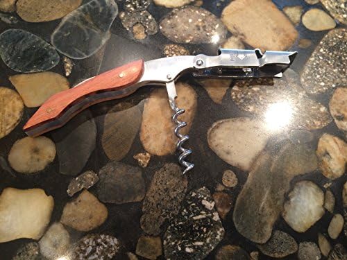 Professional Waiters Corkscrew - Wood Handle Stainless Steel