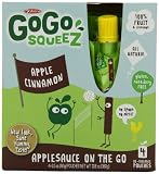 GoGo SqueeZ applecinnamon, Applesauce on the Go, 12.7oz (pack of 12)