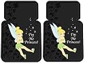 Tinker Bell "I'm No Princess!" Universal-Fit Molded Front Floor Mat - Set of 2
