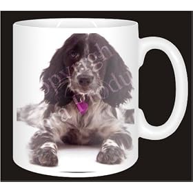 COCKER SPANIEL Heart Collar Coffee Mug