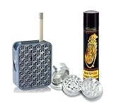 Iolite Wispr Oyster Blue Vaporizer Combo- Free Vector Butane & Four Piece Metal Grinder