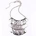 Chunky Women's Tribal Tibet Silver Plate Bib Choker Chain Necklace