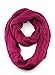NYfashion101 Soft Warm Chunky Cable Knit Infinity Loop Scarf