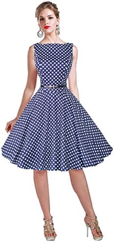 Maggie Tang Women's 1950s Vintage Rockabilly Dress