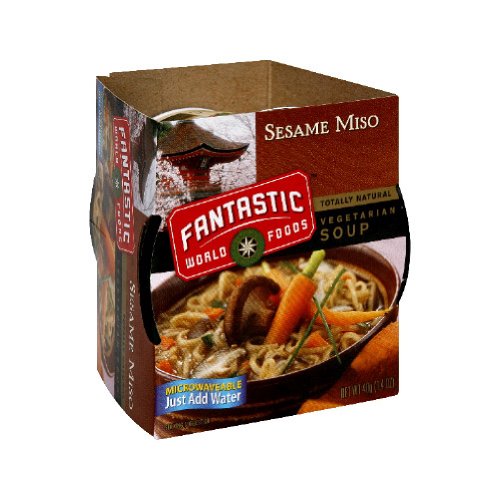 Fantastic Foods Soup Cup, Sesame Miso, 1.4-Ounces (Pack of 12)