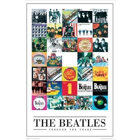 affiche The Beatles - Through the Years est disperible en (L x H): 61 x 91.5 cm