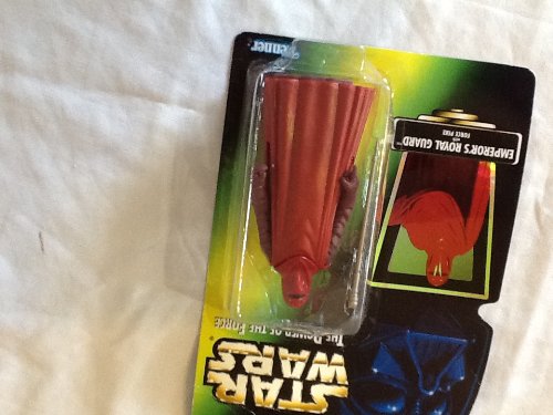 Star Wars 1997 Power of the Force Green Card Hologram Emperor's Royal Guard Action Figure with Force Pike Collection 3 by Kenner
