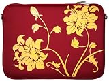 DIGITTRADE LS102-15 Notebook Sleeve 15,4 Laptop Bag Red Neoprene Soft Carry Case up to 15.6 Inch Anti Shock System