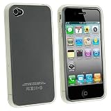 White TPU Flexible Case For Apple Iphone 4 4G ATandT