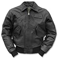 Alpha Industries CWU 45 Lederjacke schwarz