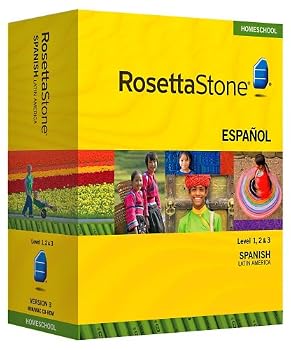 Rosetta Stone Homeschool Spanish (Latin America) Level 1-3 Set including Audio Companion