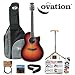 Ovation Celebrity ICC24-1 Acoustic-Electric Super Guitar Kit - Includes: Guitar Strap, Guitar Cable, Mini Headstock Tuner, D'Addario EJ16 Guitar Strings, 16-Pick GO-DPS/Planet Waves Sampler, Ultra Guitar Stand & TKL Gig Bag. Special Introductory Offer ***LIMITED SUPPLY AVAILABLE***