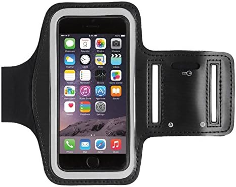 iPhone 6 Arm Band Case Cover Protector for Excercise Running Fitness 4.7" (Black)