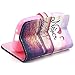 Galaxy Ace Style Case, Galaxy G310 Case , Camiter Never Stop Dreaming Letters Premium PU Leather Wallet Folio Protective Skin Cover Case with Magnetic Closure for Samsung Galaxy Ace Style G310 (Stand Function /Built-in Credit Card/ID Card Slot)