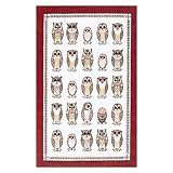 Owls Arrived Linen Tea Towel