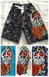 Body Surf by BASIX Mens Swim Trunks - Rose and Dice Print (4 color choices)