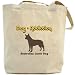 Canvas Tote Bag Beige  Dog Addiction Australian Cattle Dog  Dog