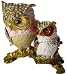 Double Owls Bejeweled Collectible Trinket Jewelry Box